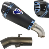 Sistema De Escape Completo Sin Homologación Acústica Relevance Titano Heb Negro Copa Carbono - Termignoni Compatible Con Honda Cb 650 (2018-2022)