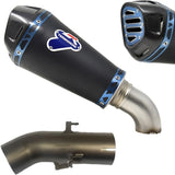 Complete Exhaust System Without Sound Certification Relevance Titanium Heb Black Carbon Cap - Termignoni Compatible With Bmw S 1000 Rr (2019-2021)