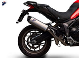 Tubo De Escape Sin Homologación Acústica Force Titano Copa Aluminio - Termignoni Compatible Con Ducati Multistrada 950 (2016-2019)