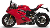 Escape Doble Sin Homologación Acústica Titano Negro Copa Aluminio - Termignoni Compatible Con Ducati Panigale V4 (2018-2021)