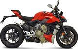 Escape Doble Sin Homologación Acústica Titano Negro Copa Aluminio - Termignoni Compatible Con Ducati Streetfighter V4 (2020-2021)