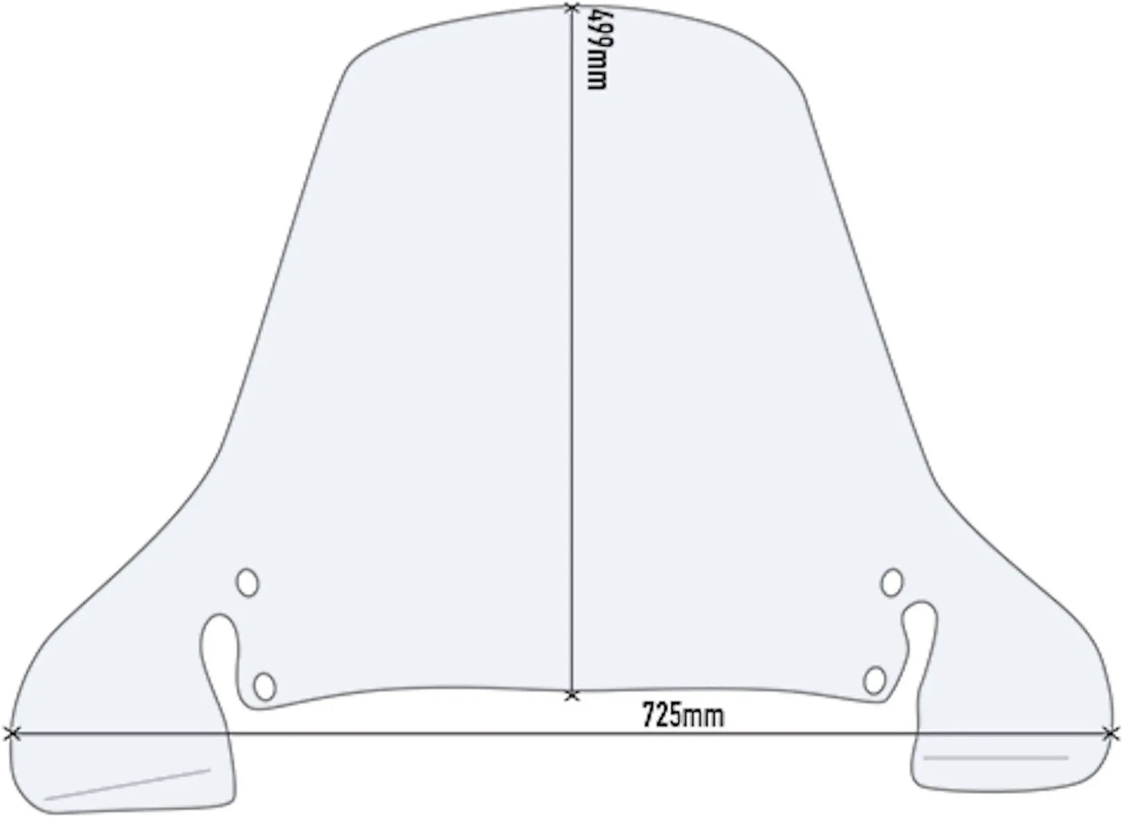 Parabrisas Incolore D199St - Givi Compatible Con Peugeot Sv 250 (2002)