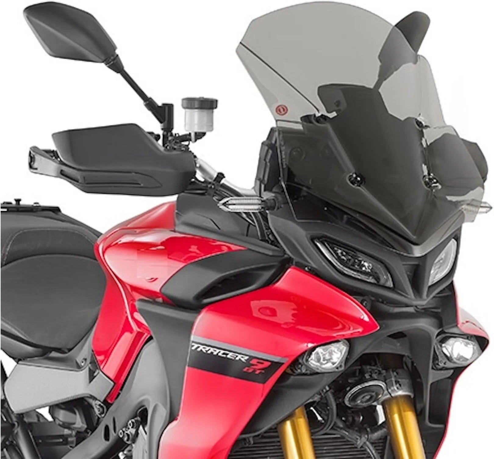 Cúpula Ahumada - Givi Compatible Con Yamaha Tracer 9 - Gt - Gt+ (2021-2024)