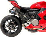 Sistema De Escape Completo Sin Homologación Acústica Sbk Replica Full Titano Negro Copa Carbono - Termignoni Compatible Con Ducati Streetfighter V2 (2021-2023)