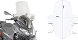 Parabrisas Incolore - Givi Compatible Con Piaggio Mp3 300 Hpe (2019-2024)