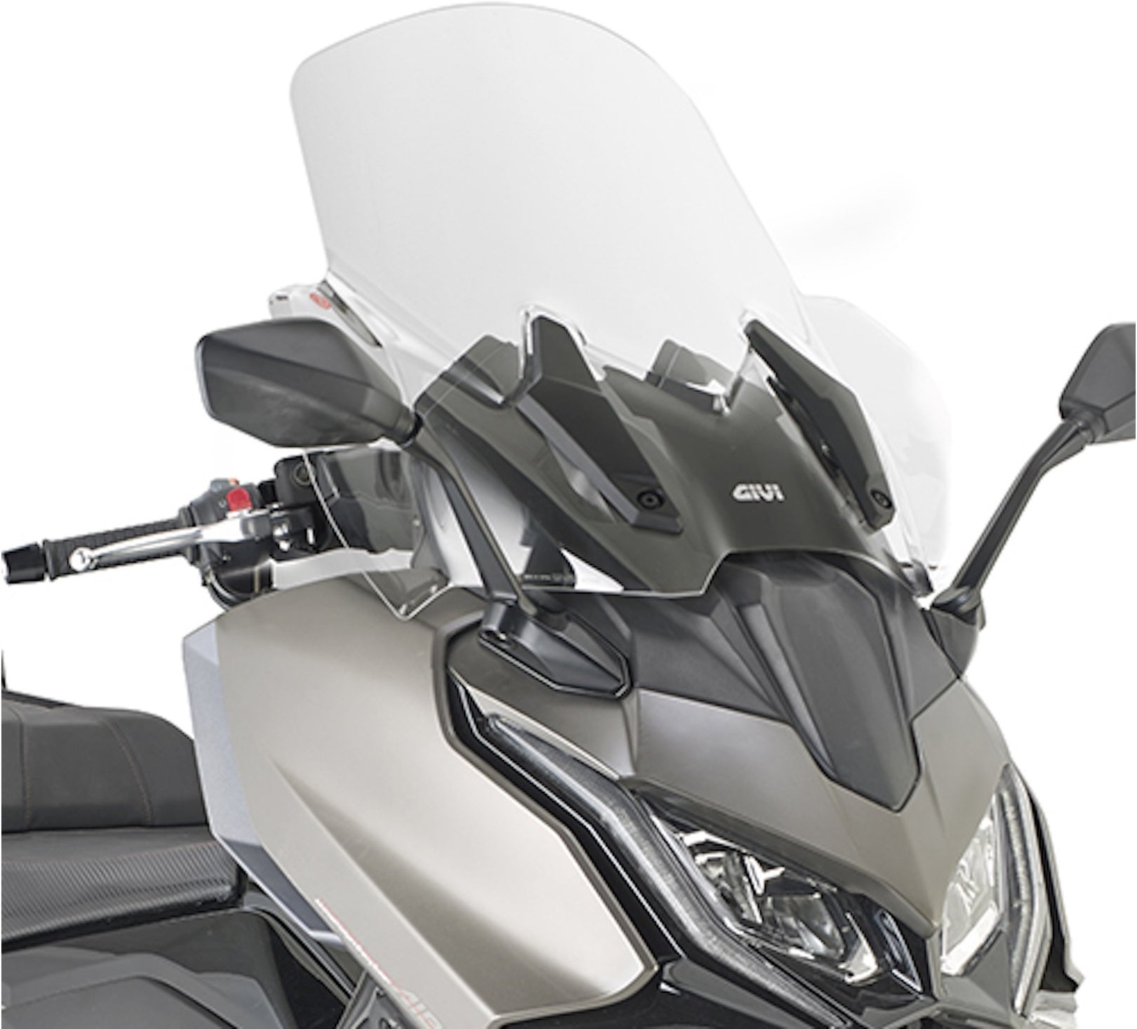 Transparent Wind-Screen - Givi Compatible With Kymco Ak 550 Premium (2023-2024)