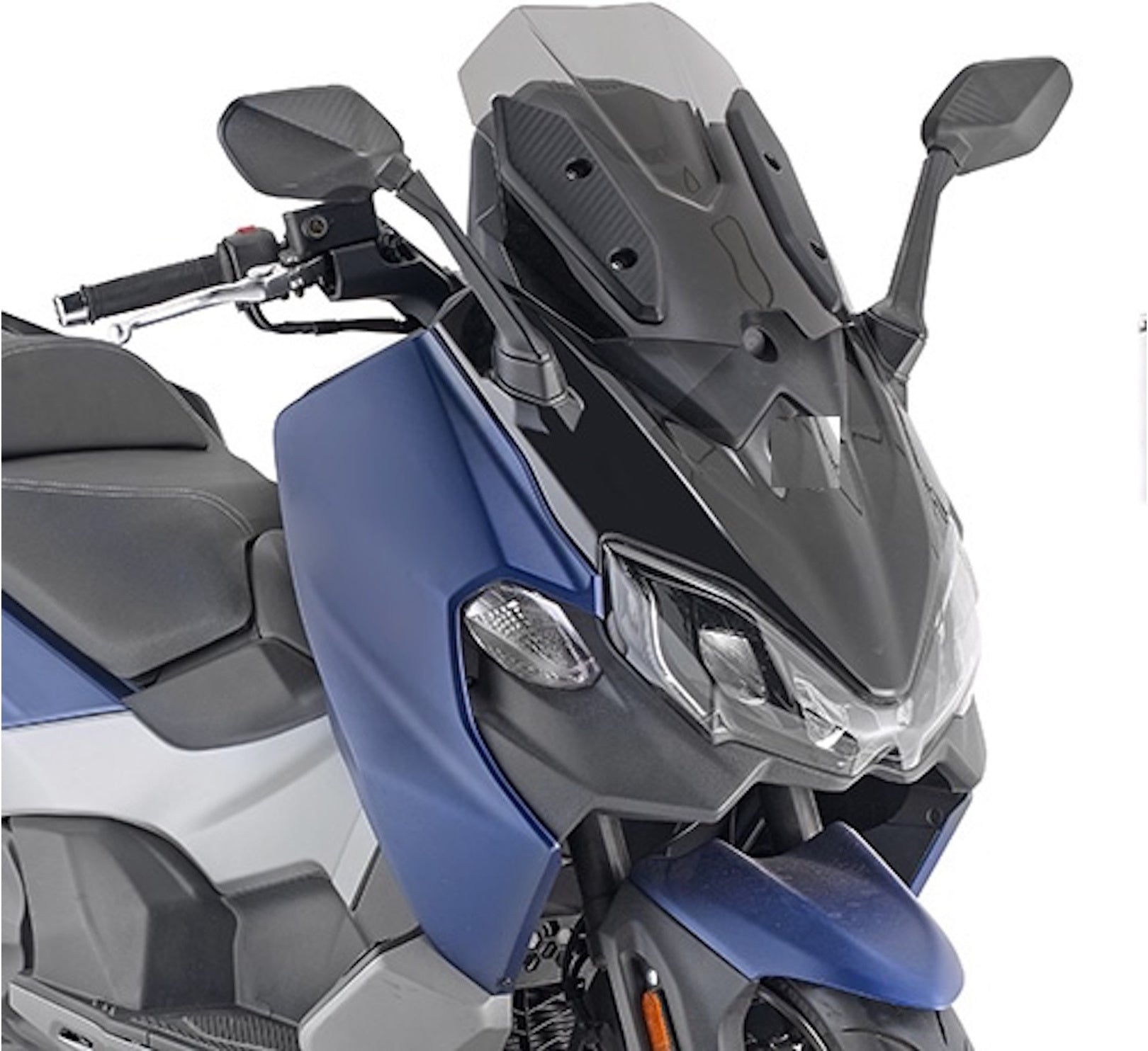 Smoked Low Sport Wind-Scree - Givi Compatible With Sym Max Sym Tl 500 - 508 (2020-2024)