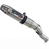 Complete Exhaust System Without Catalytic Converter And Without Sound Certification Deeptone Stainless Steel - Gpr Compatible With Voge Brivido 125 R (2023-2024)