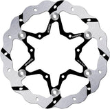 Front Floating Oversized Grooved Wave Brake Disc - Galfer Compatible With Honda Crf 450 F - R (2008-2014)