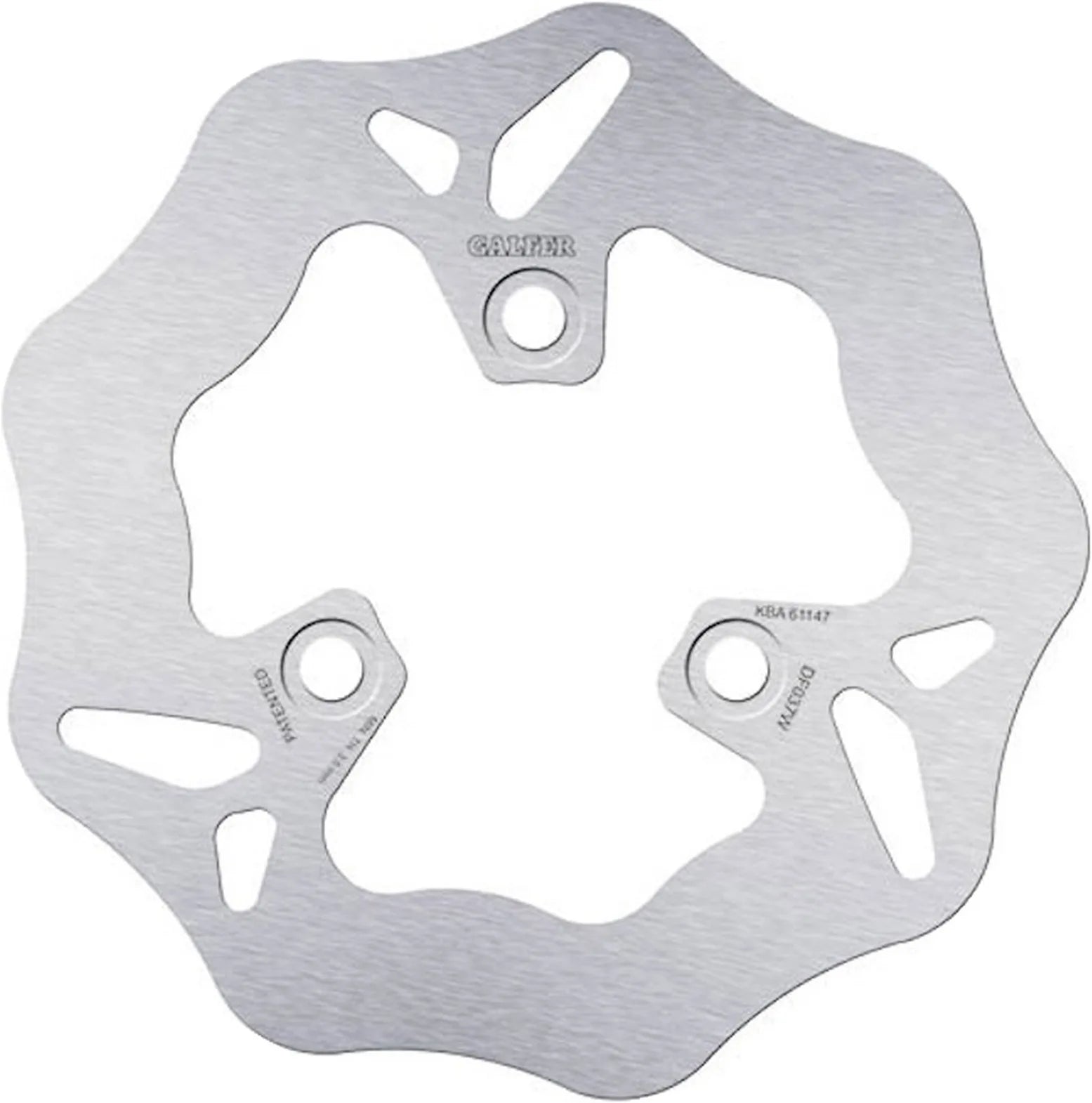 Front Fixed Wave Brake Disc - Galfer Compatible With Pgo T-Rex 50 (1999)