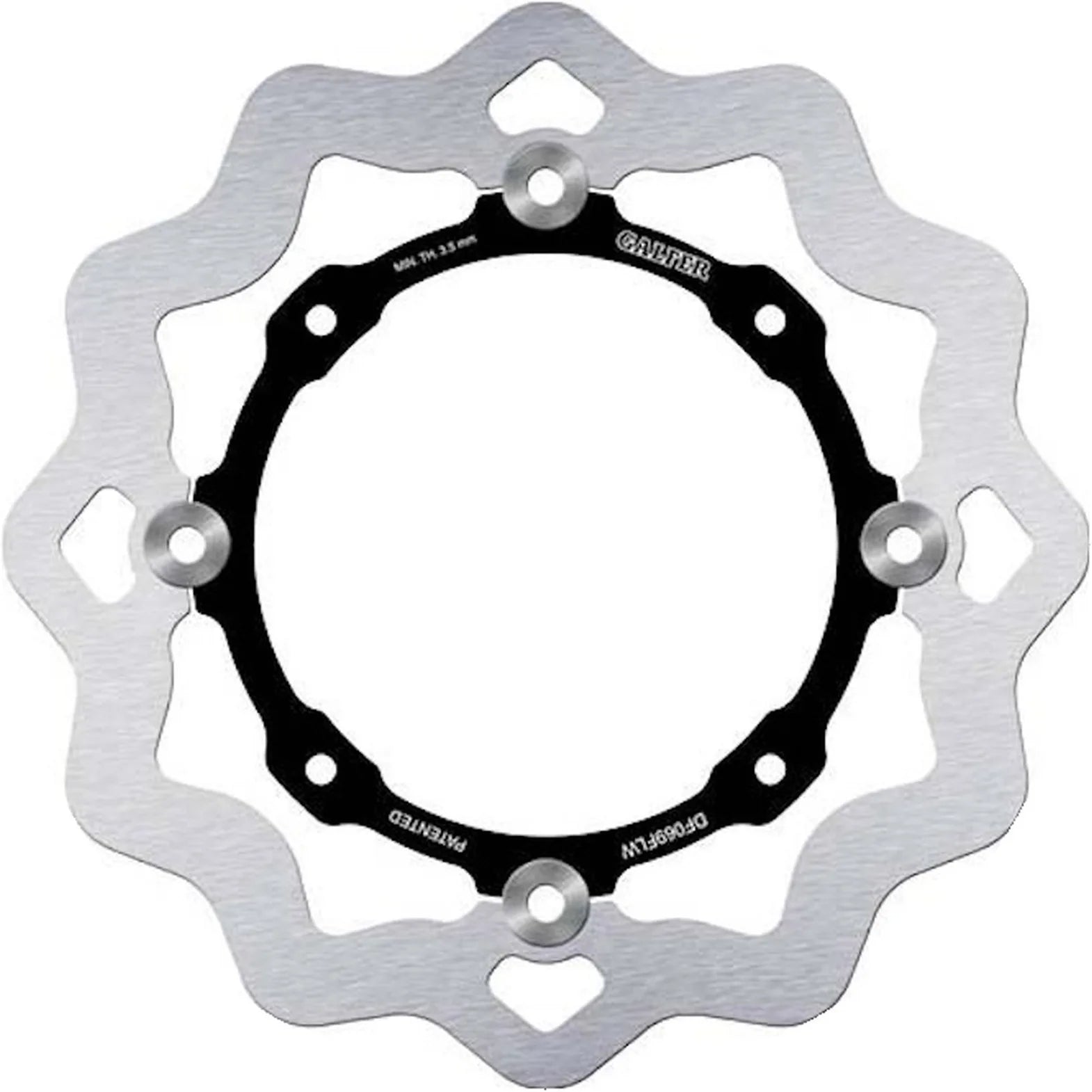 Disco De Freno Trasero Flotante Onda - Galfer Compatible Con Hm Crm F 450 R (2009)