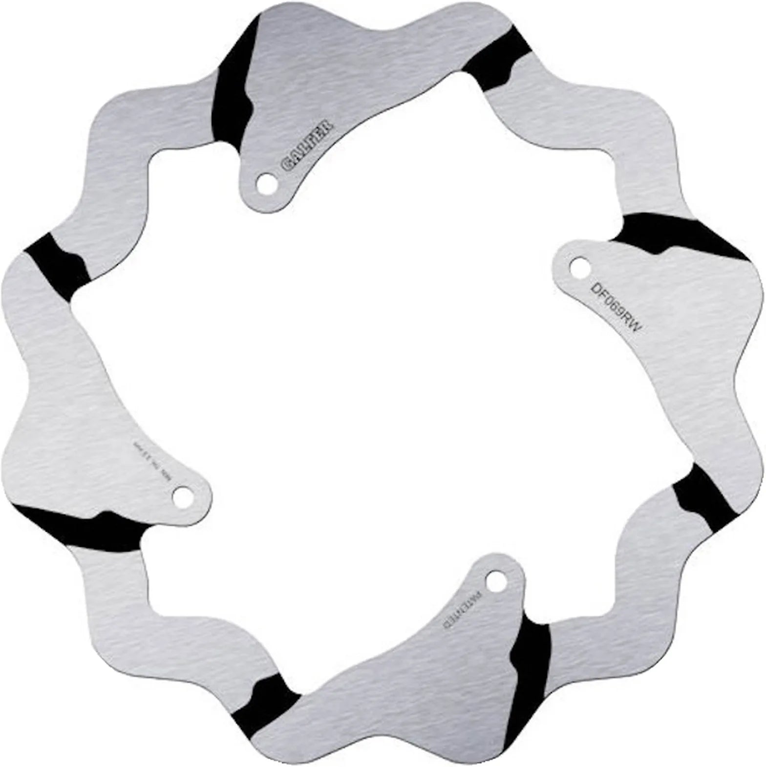 Disco De Freno Trasero Fijo Grooved Onda - Galfer Compatible Con Hm Cre 125 R (2003)