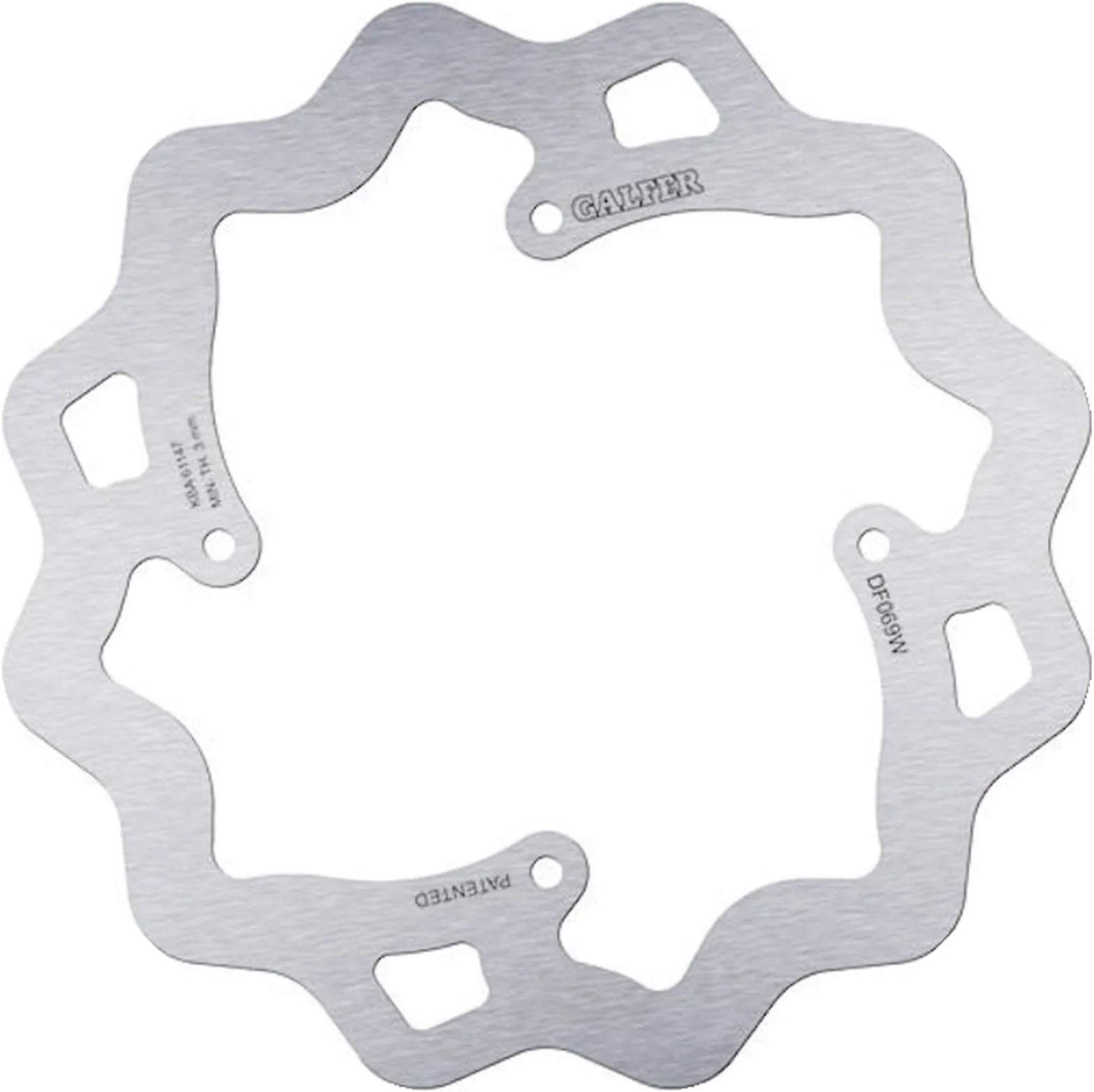 Disco De Freno Trasero Fijo Onda - Galfer Compatible Con Hm Crm 125 R (2007)