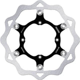 Front Floating Oversized Wave Brake Disc - Galfer Compatible With Kawasaki Kx 500 (1988)