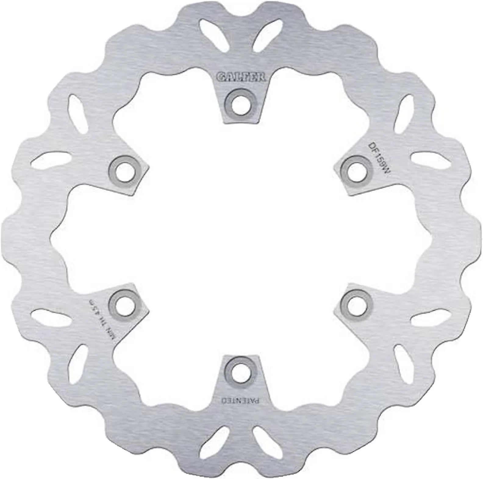 Rear Fixed Wave Brake Disc - Galfer Compatible With Kawasaki Zl 1000 (1987)