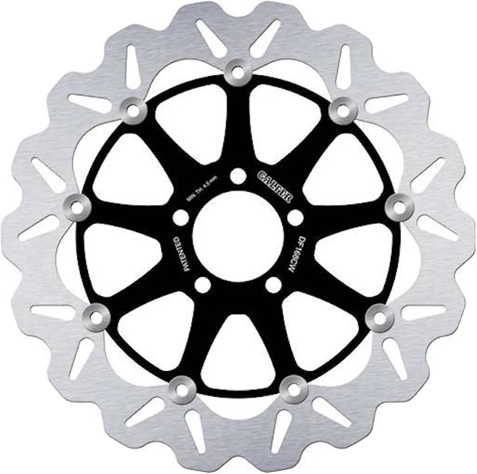 Front Floating Wave Brake Disc - Galfer Compatible With Kawasaki Zx 7 Rr (1996)