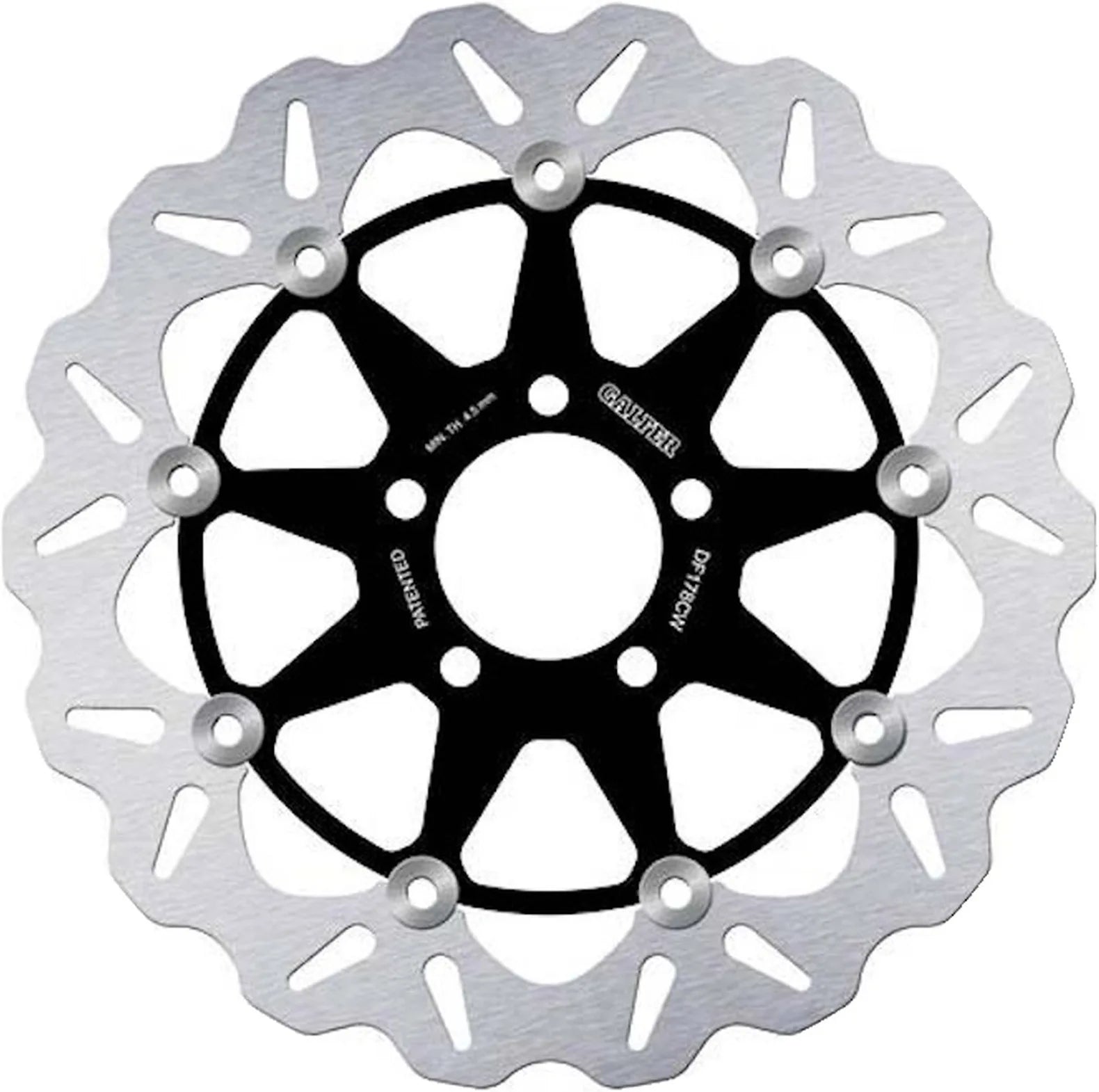 Front Floating Wave Brake Disc - Galfer Compatible With Kawasaki Zx 9R Ninja (1998-1999)