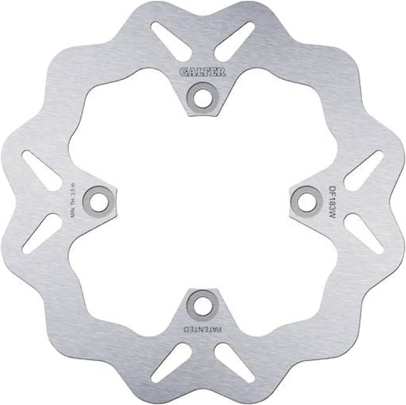 Rear Fixed Wave Brake Disc - Galfer Compatible With Kawasaki Zxr 400 (1990-1994)