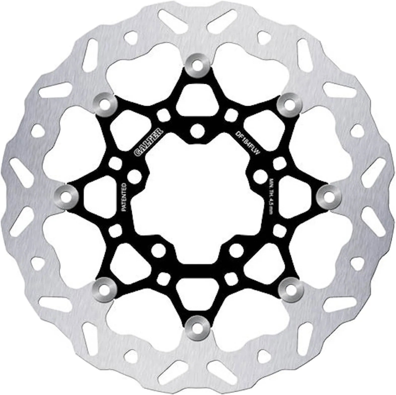 Front Floating Wave Brake Disc - Galfer Compatible With Kawasaki Zx 6Rr (2005-2006)