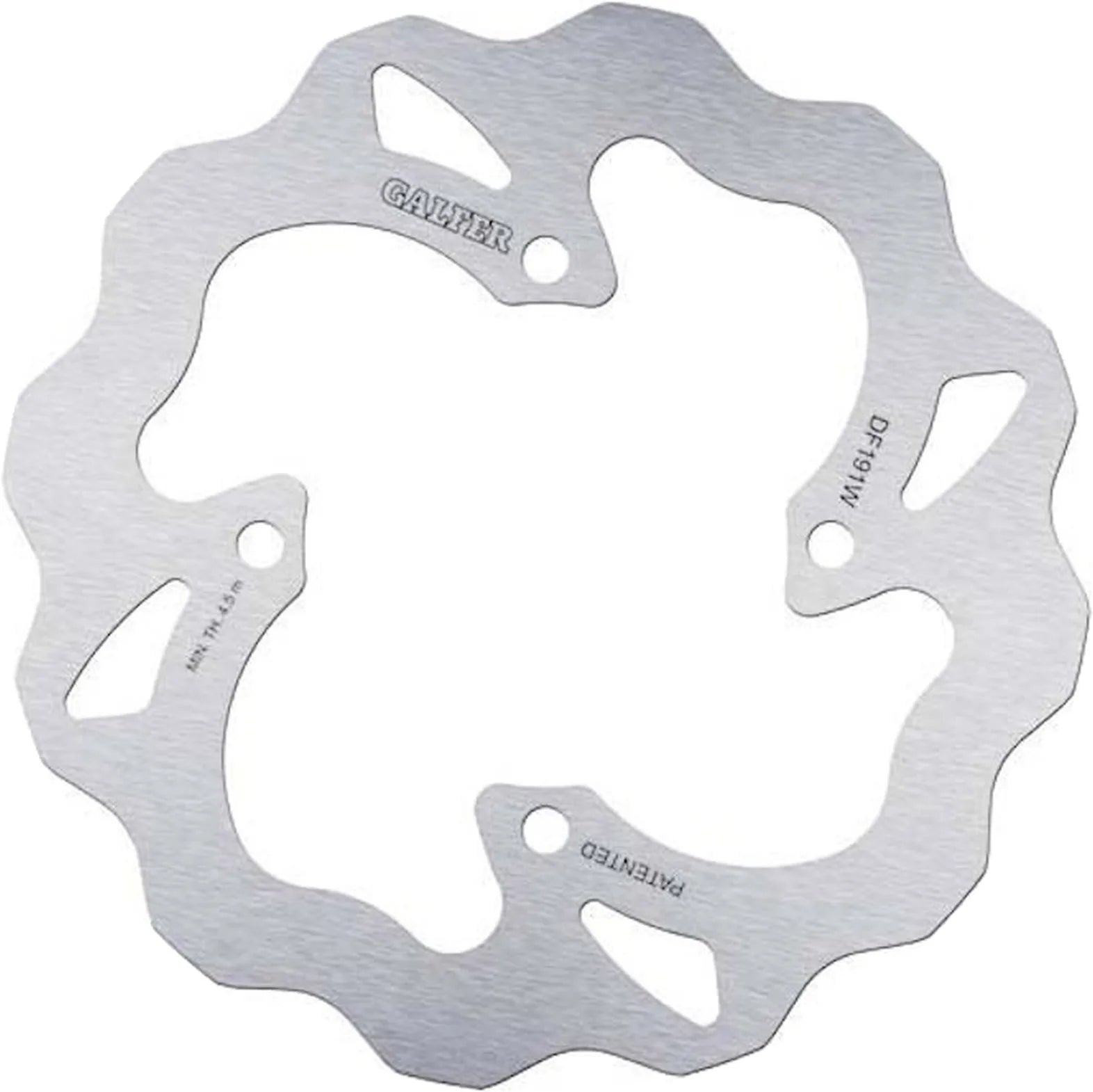 Rear Fixed Wave Brake Disc - Galfer Compatible With Kawasaki Z 1000 Abs (2014)