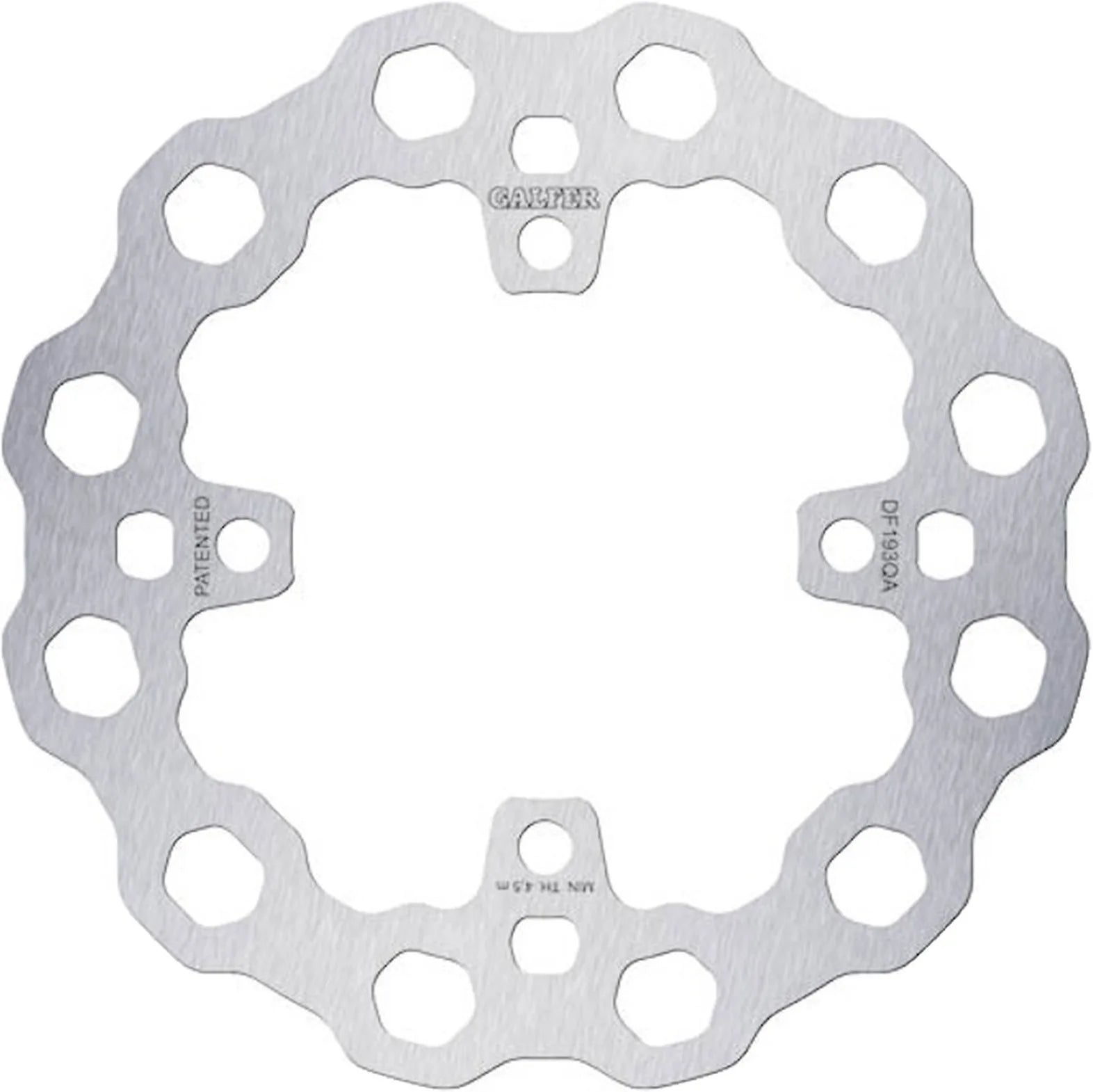 Rear Fixed Cubic Brake Disc - Galfer Compatible With Kawasaki Zx 9R Ninja (1998-1999)