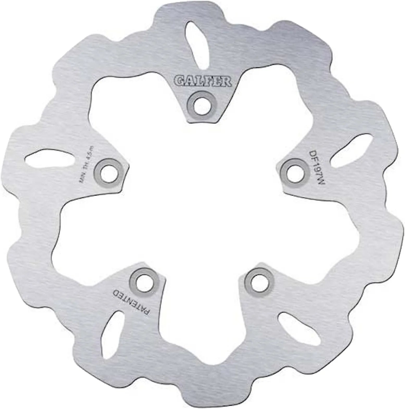 Rear Fixed Wave Brake Disc - Galfer Compatible With Kawasaki Zrx 1100 (1997)