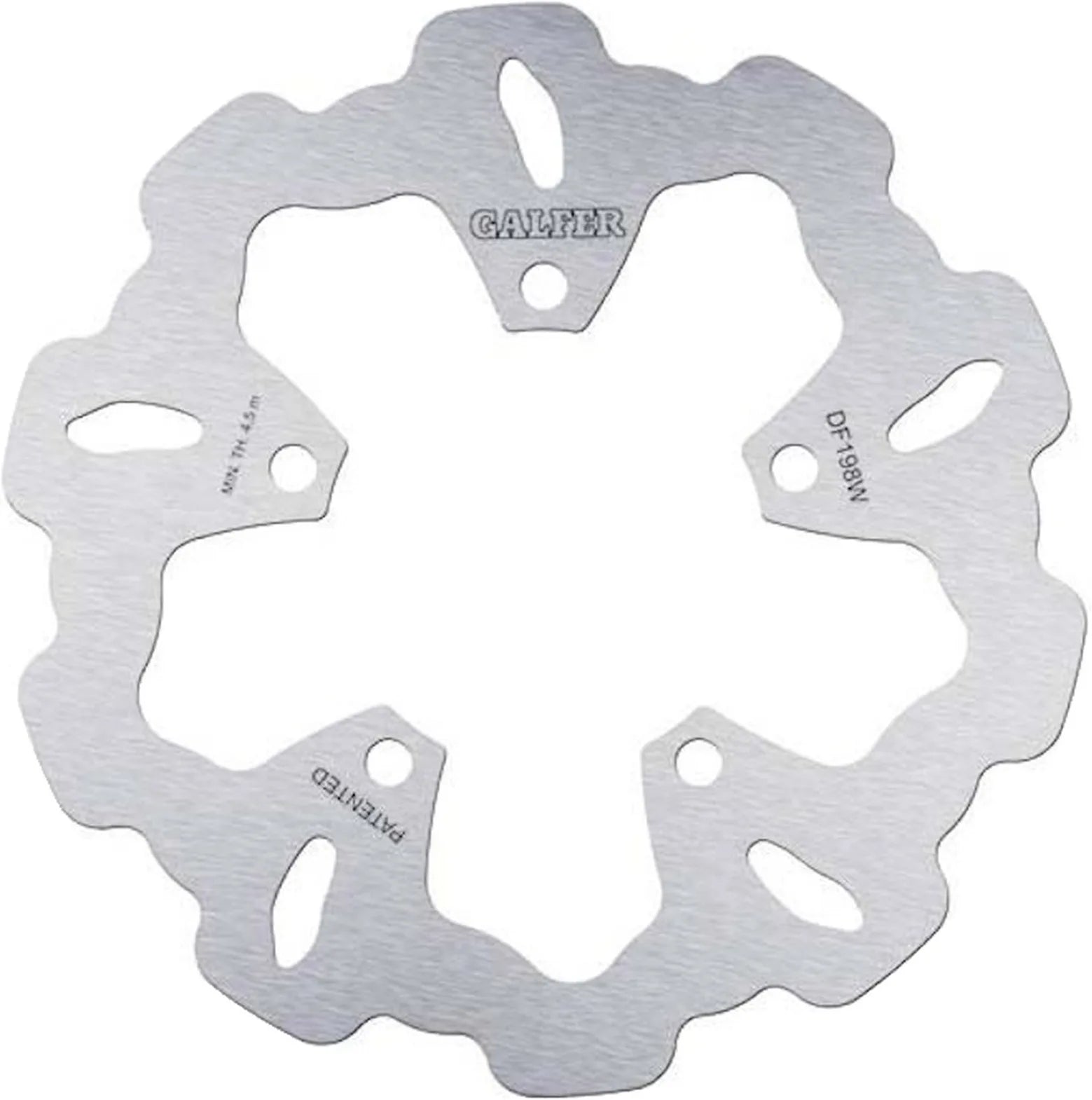 Rear Fixed Wave Brake Disc - Galfer Compatible With Kawasaki Zrx 1200 R (2004)