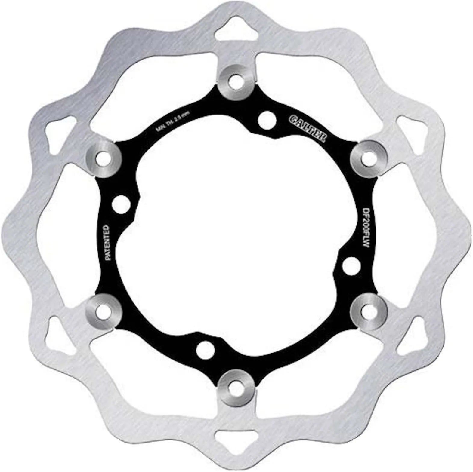 Front Floating Wave Brake Disc - Galfer Compatible With Kawasaki Kx 125 (2006)