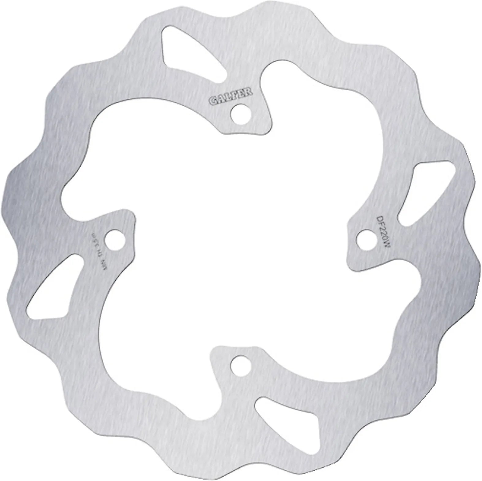 Rear Fixed Wave Brake Disc - Galfer Compatible With Kawasaki Zzr 1400 (2012)