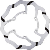 Front Fixed Grooved Wave Brake Disc - Galfer Compatible With Fantic Motor Xxf 450 Black (2024)