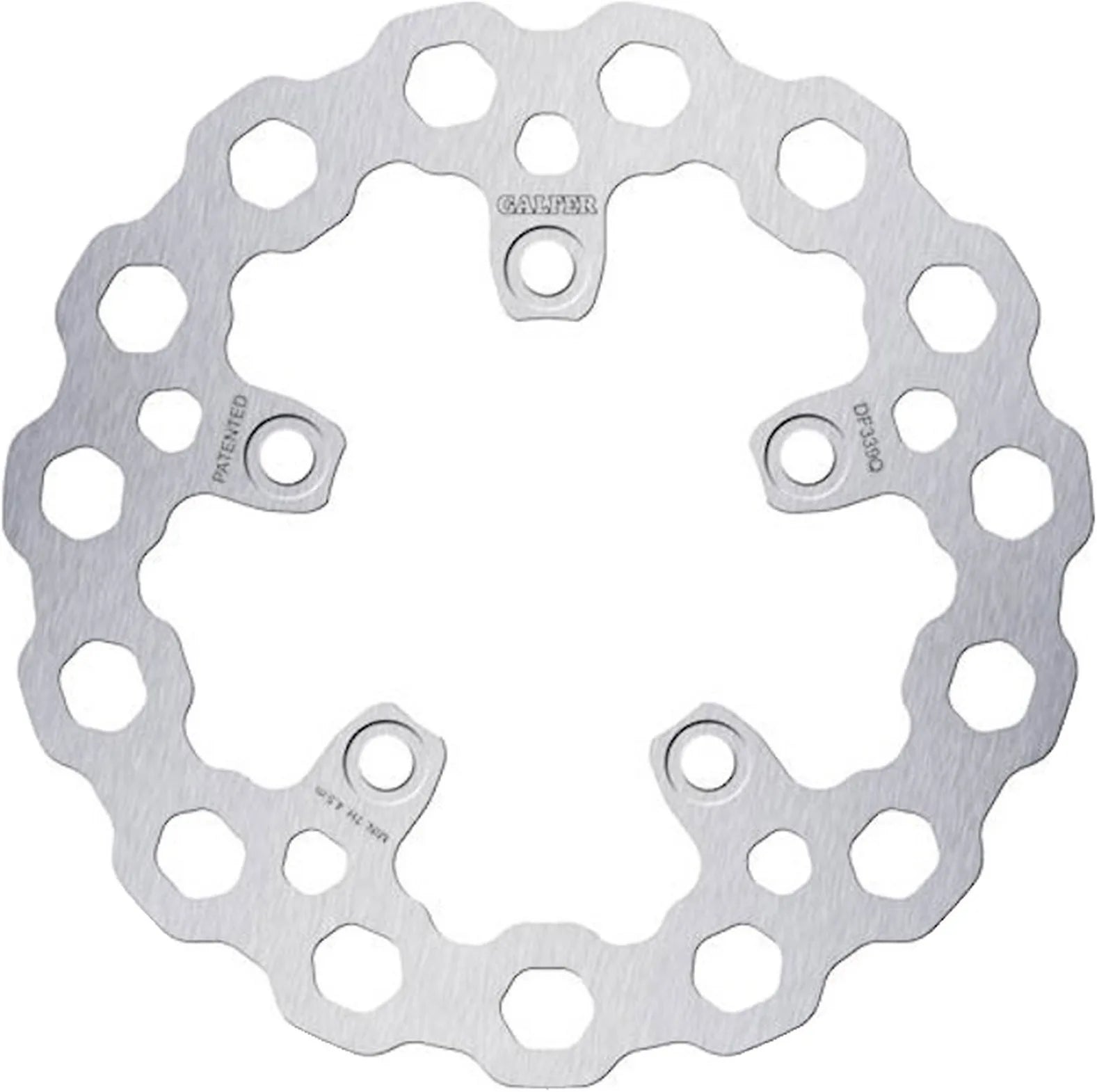 Rear Left Fixed Cubic Brake Disc - Galfer Compatible With Suzuki Sv 650 - S (2003)