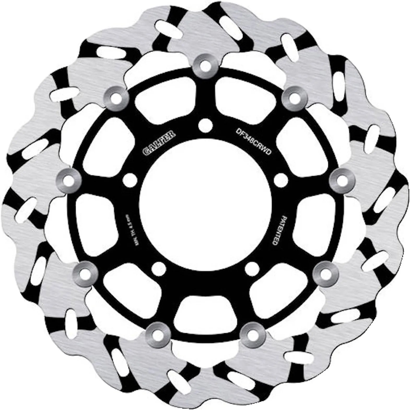 Front Floating Grooved Wave Brake Disc - Galfer Compatible With Suzuki Gsx-R 600 (2006-2007)