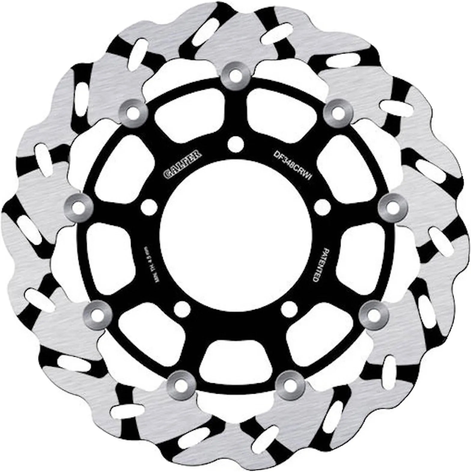 Front Floating Grooved Wave Brake Disc - Galfer Compatible With Suzuki Gsx-R 1000 (2007-2008)
