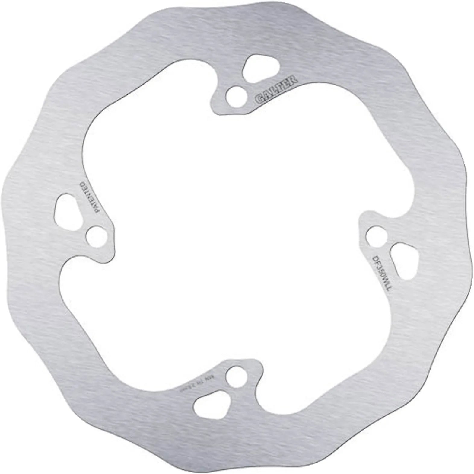 Rear Fixed Wave Brake Disc - Galfer Compatible With Suzuki Rm-Z 250 (2018)