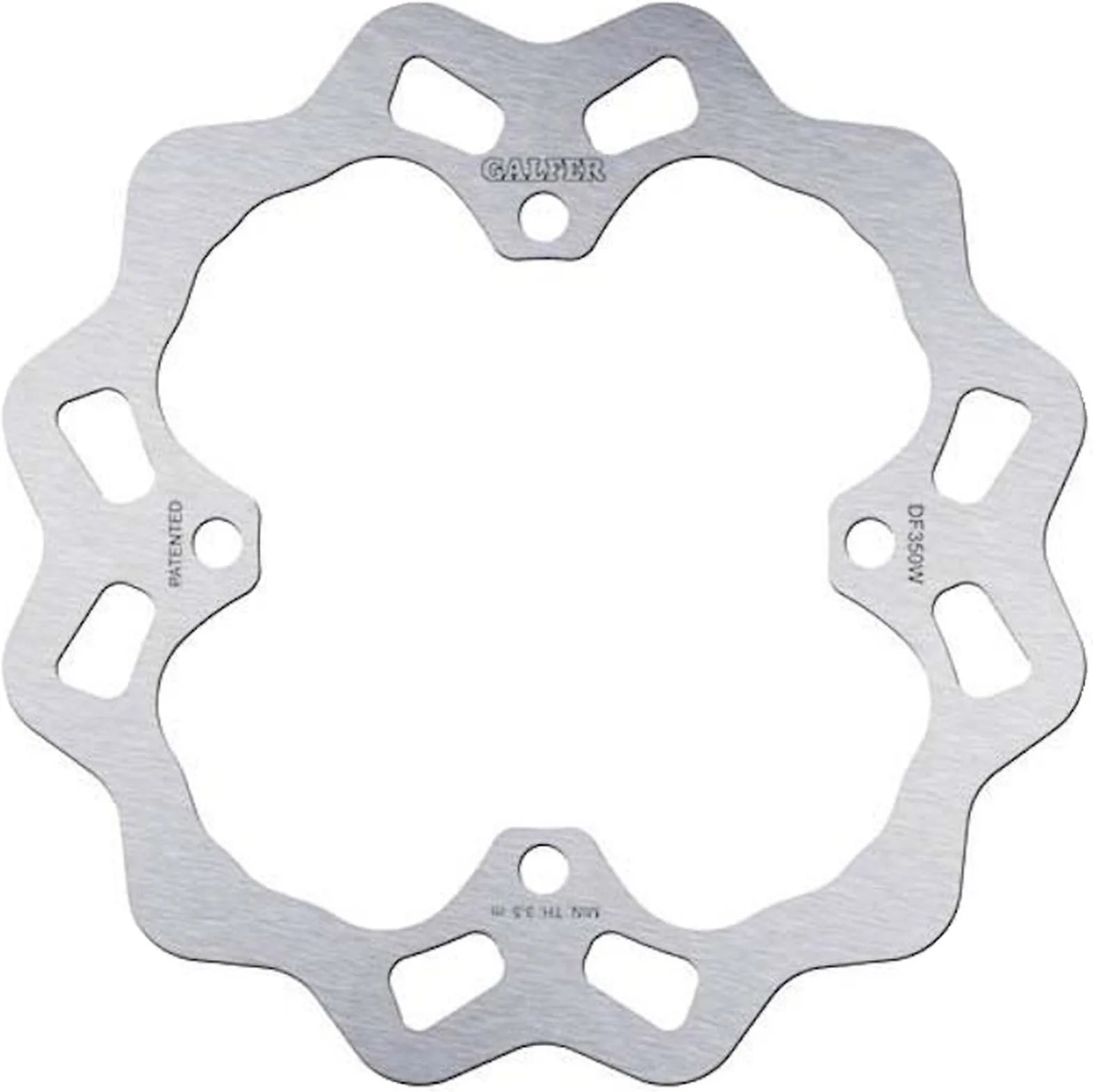 Rear Fixed Wave Brake Disc - Galfer Compatible With Suzuki Rmx 450 Z (2018)