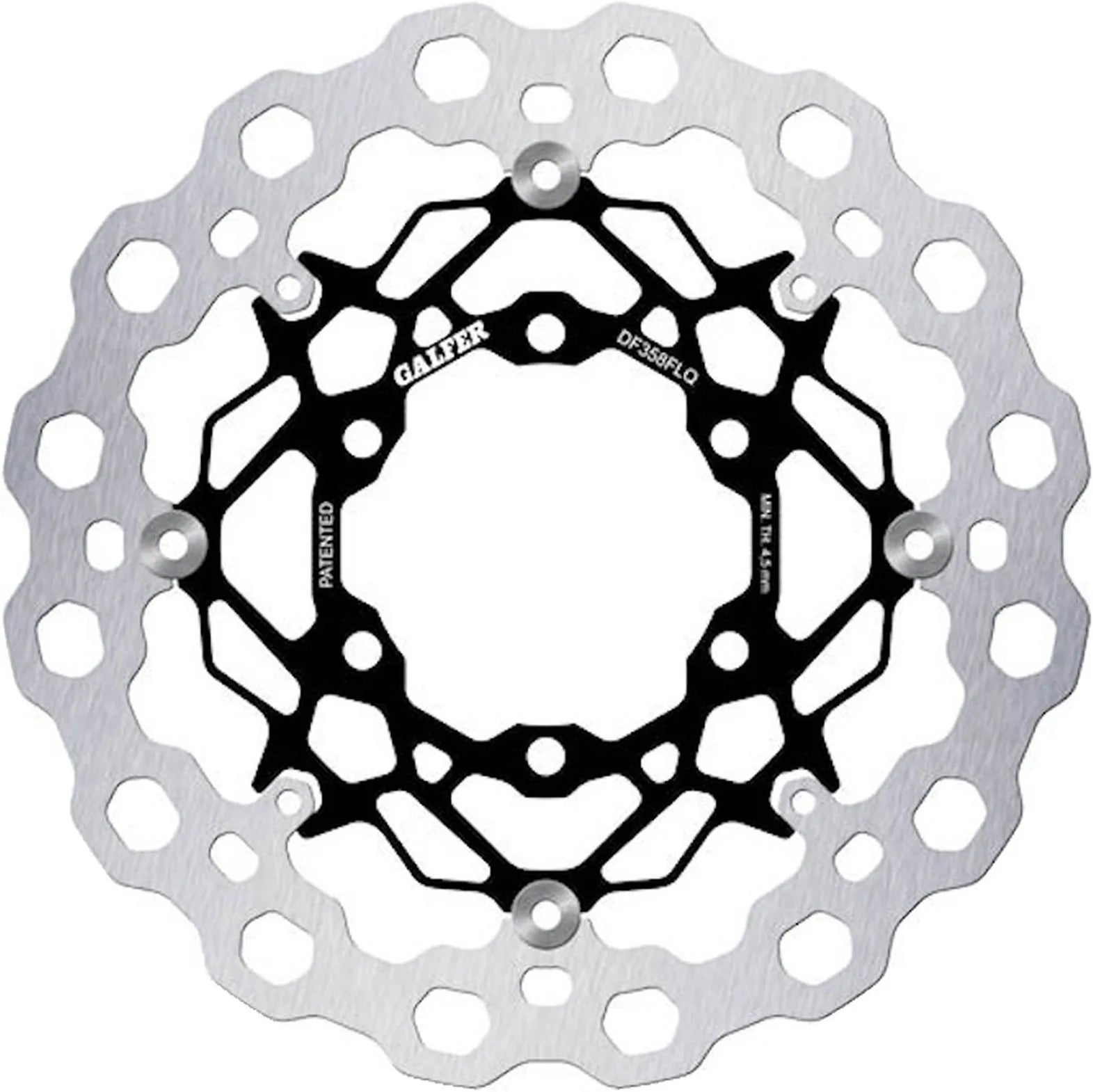 Front Floating Cubic Brake Disc - Galfer Compatible With Suzuki Gsx-R 1000 (2009-2011)