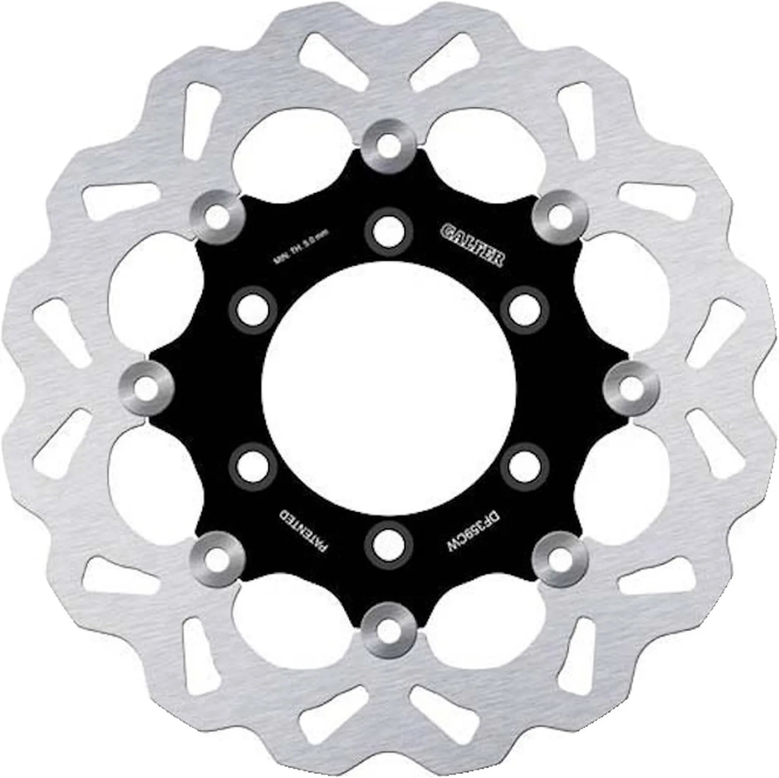 Rear Floating Wave Brake Disc - Galfer Compatible With Suzuki Vzr 1800 Intruder (2006-2007)