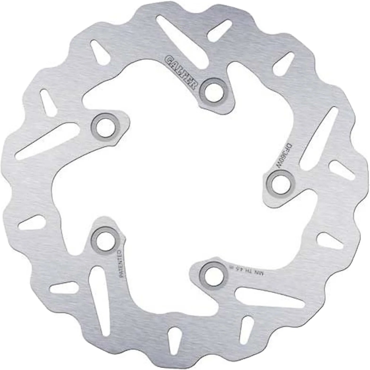 Rear Left Fixed Wave Brake Disc - Galfer Compatible With Suzuki An 250 Burgman (2007-2008)