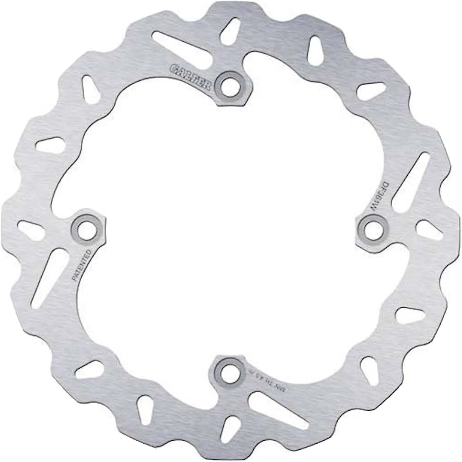Rear Left Fixed Wave Brake Disc - Galfer Compatible With Suzuki Dl 650 V-Strom (2007)