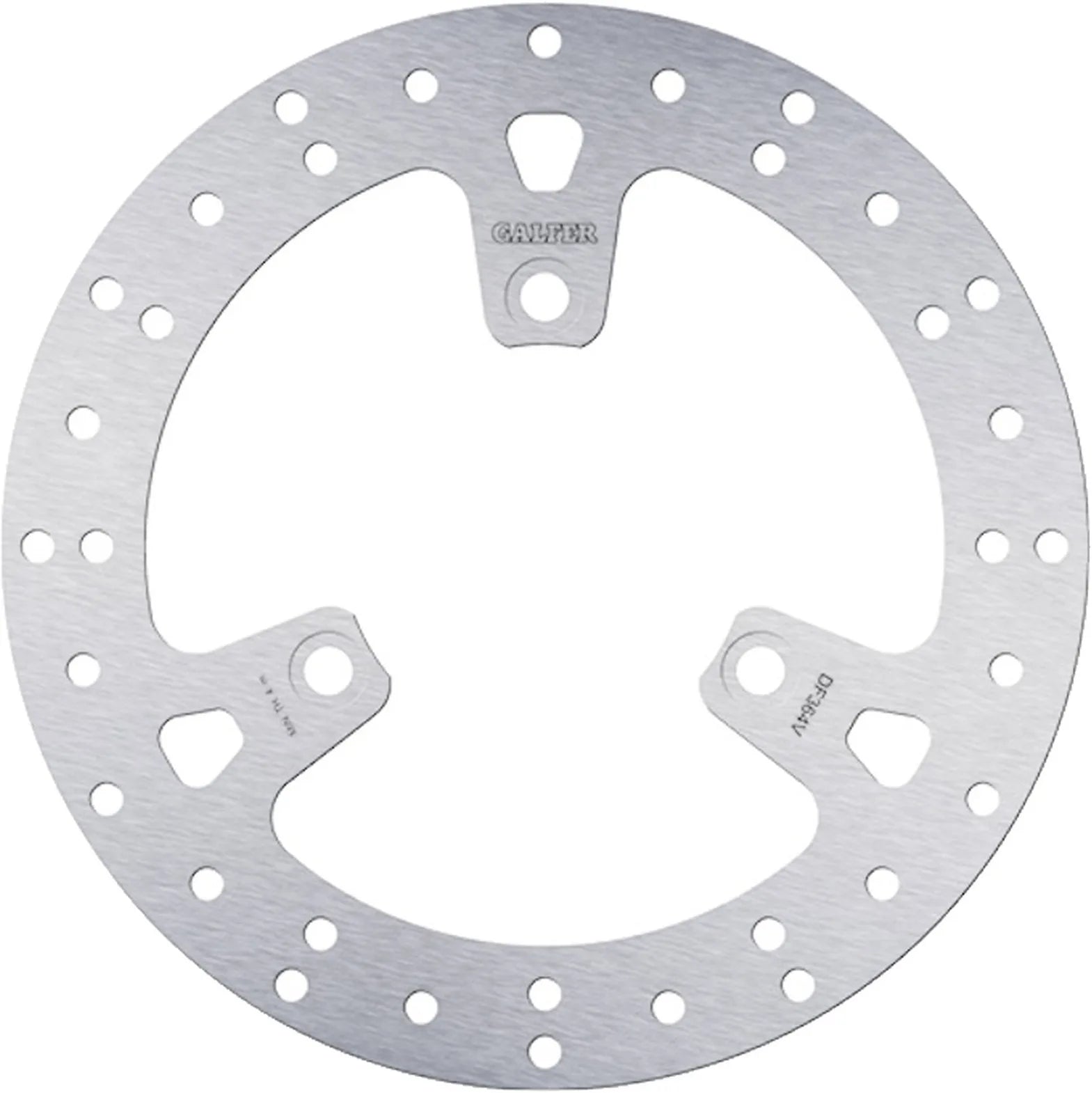 Front Fixed Round Brake Disc - Galfer Compatible With Suzuki Uh 125 Burgman (2007-2013)