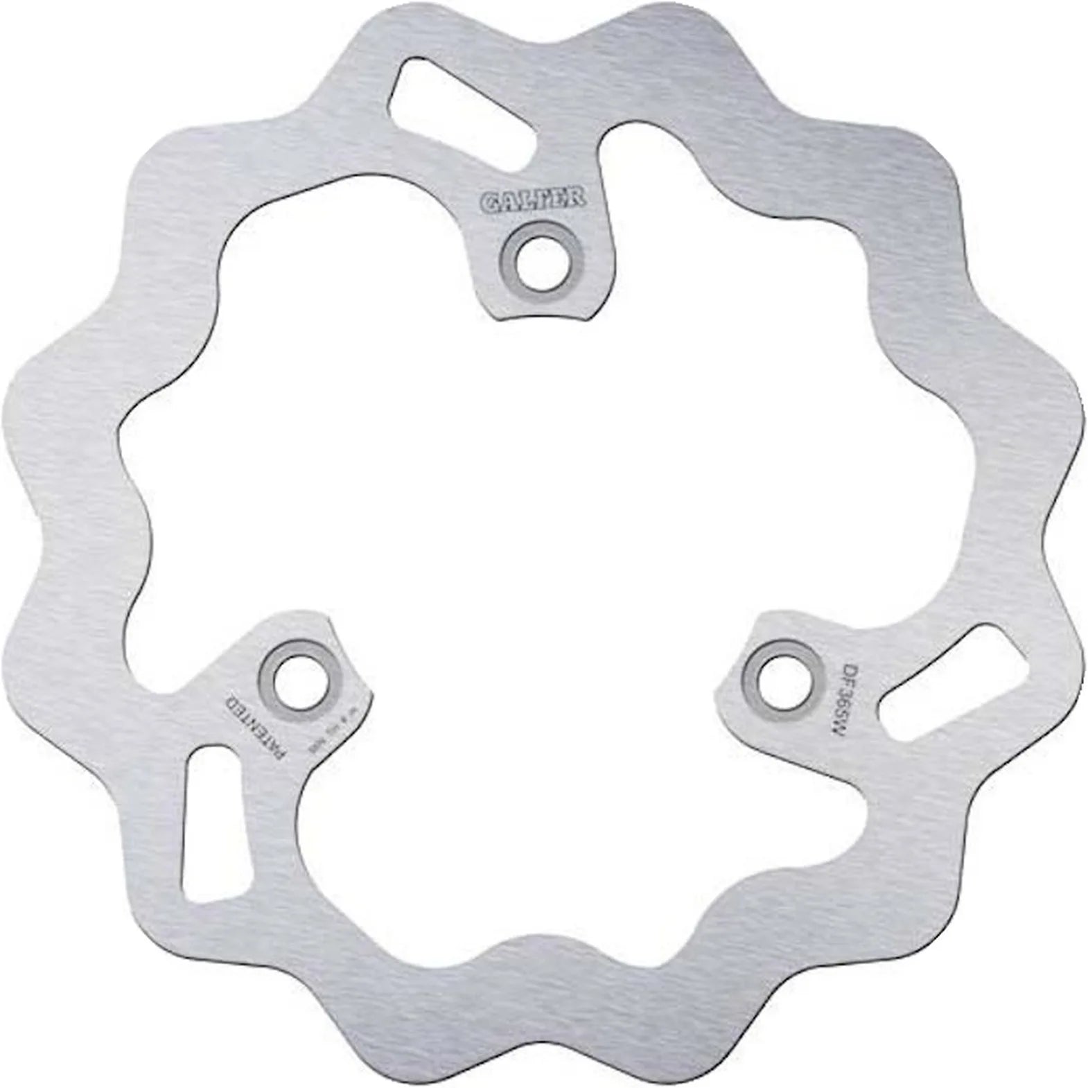 Front Fixed Wave Brake Disc - Galfer Compatible With Suzuki Sixteen 125 (2008)
