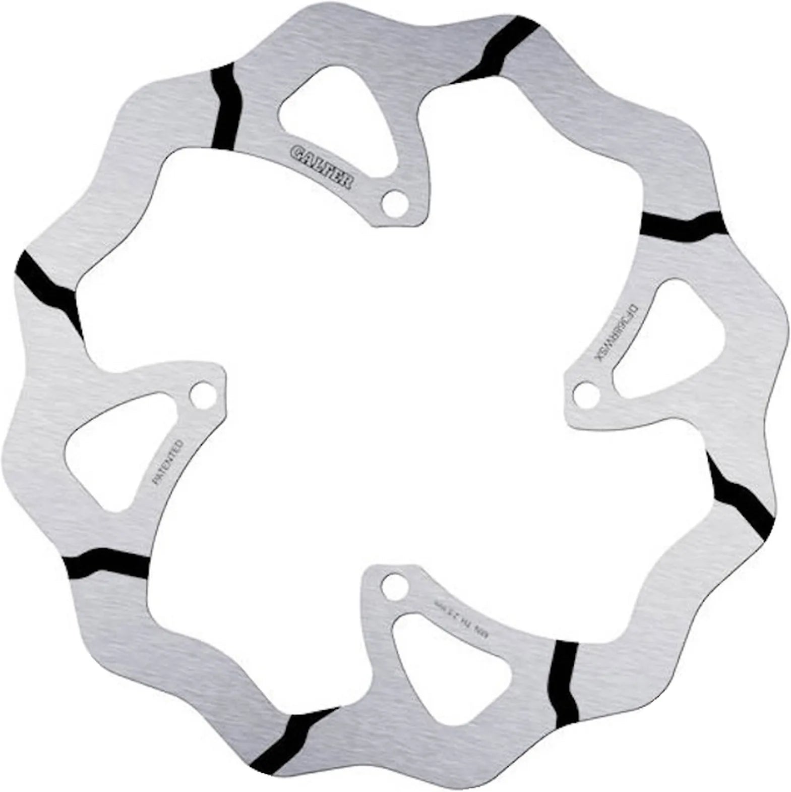 Front Fixed Oversized Grooved Wave Brake Disc - Galfer Compatible With Suzuki Rm-Z 450 (2018)