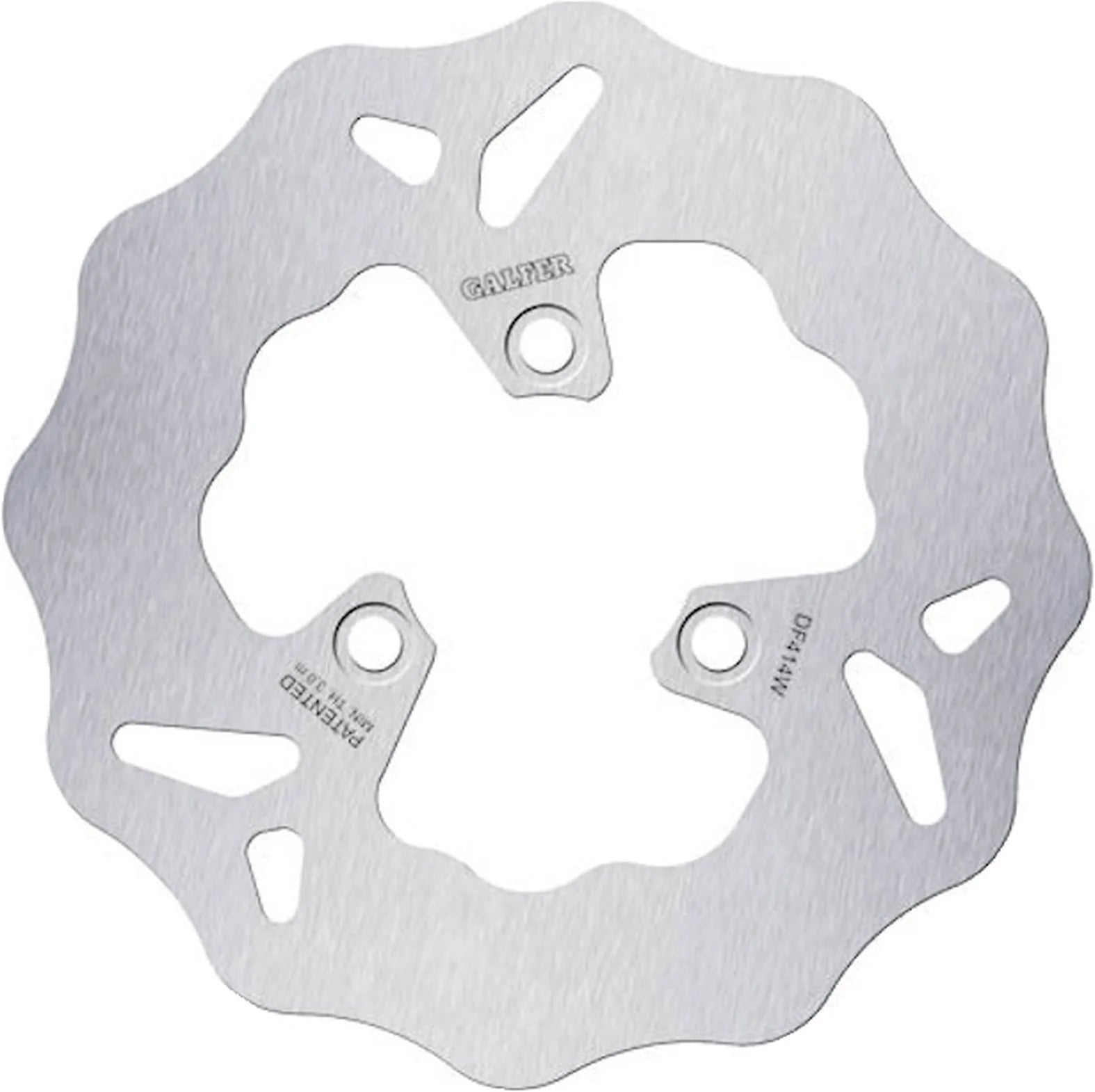 Front Fixed Wave Brake Disc - Galfer Compatible With Kymco People 50 (1999-2004)