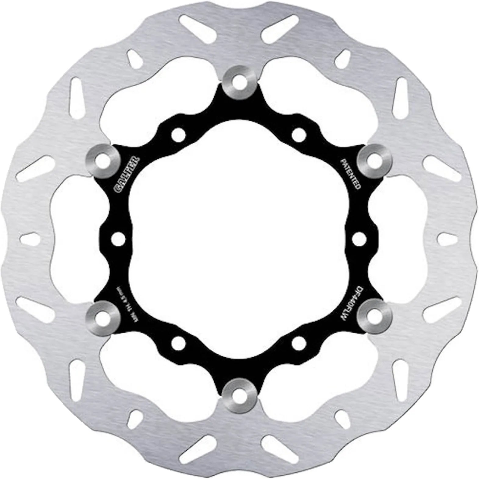 Front Floating Wave Brake Disc - Galfer Compatible With Yamaha Xvs 950 Bolt Usa (2013)