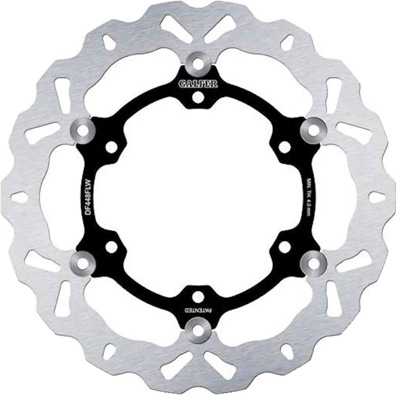 Front Floating Wave Brake Disc - Galfer Compatible With Yamaha Xt 660 Z Ténéré (2008)