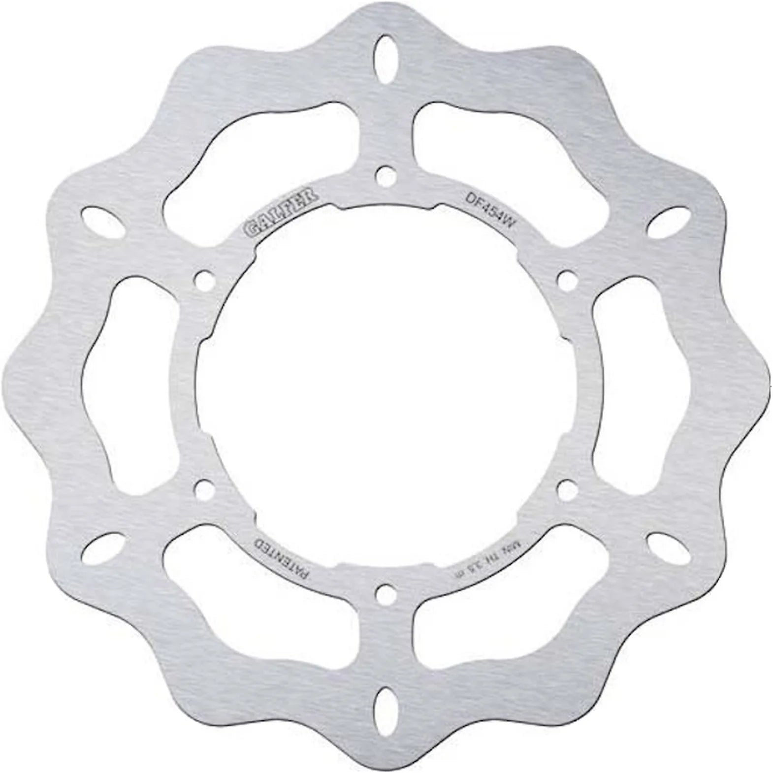 Front Left Fixed Wave Brake Disc - Galfer Compatible With Yamaha Xtz 750 Super Ténéré (1989)