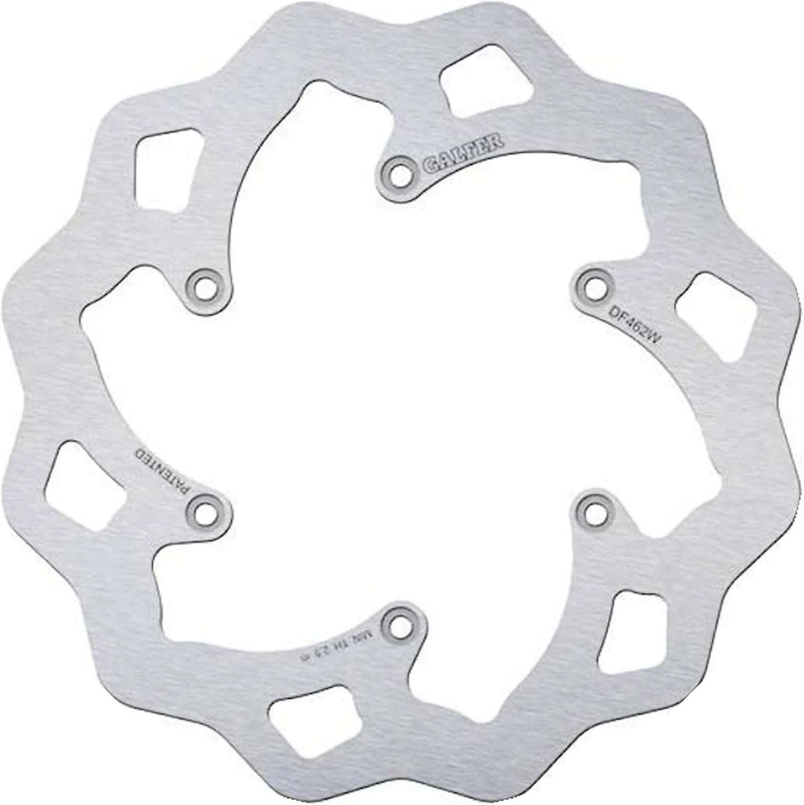 Front Fixed Wave Brake Disc - Galfer Compatible With Yamaha Yz 400 F (1999)