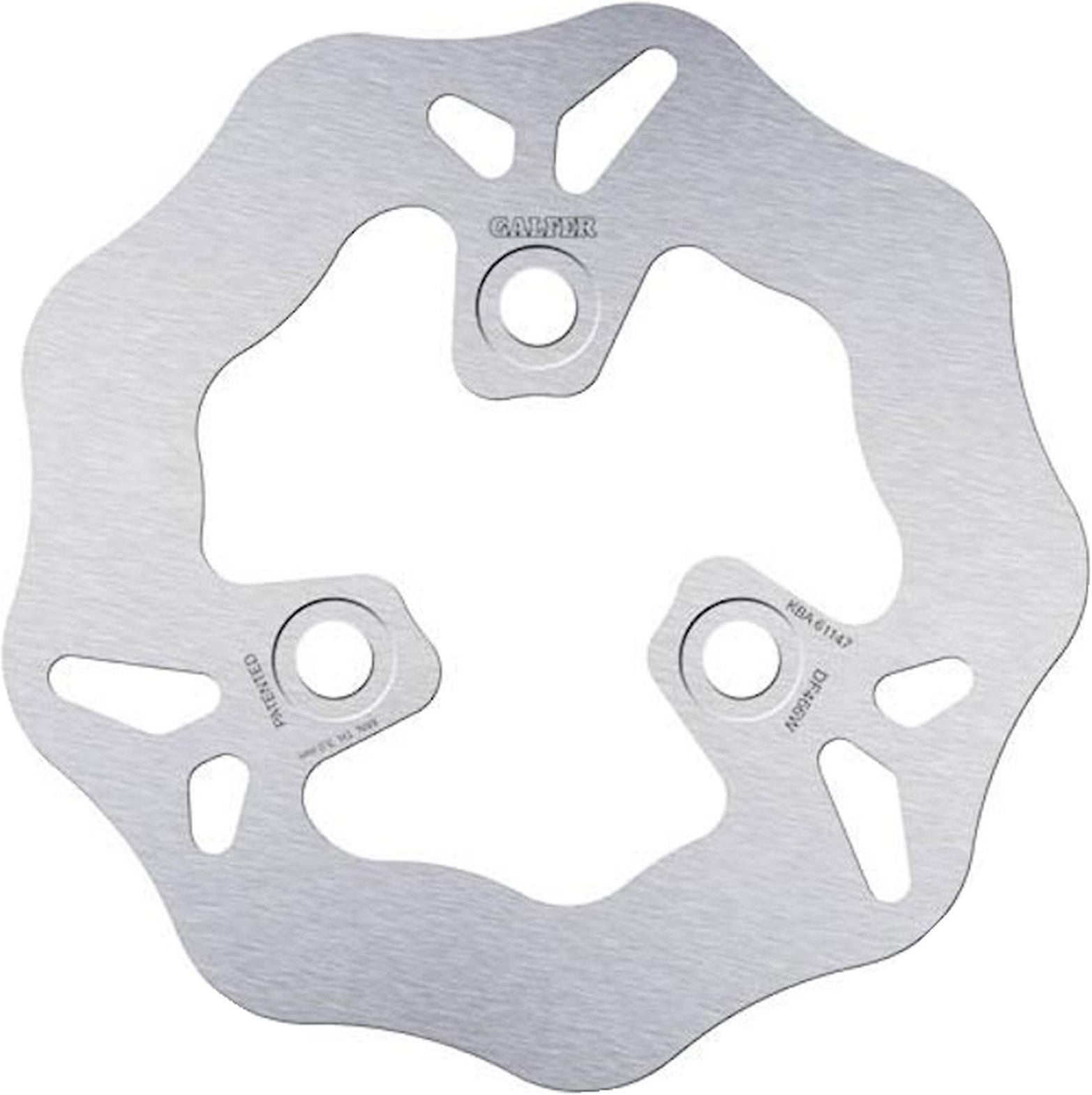 Front Fixed Wave Brake Disc - Galfer Compatible With Garelli 50 Pony Sr (1994)