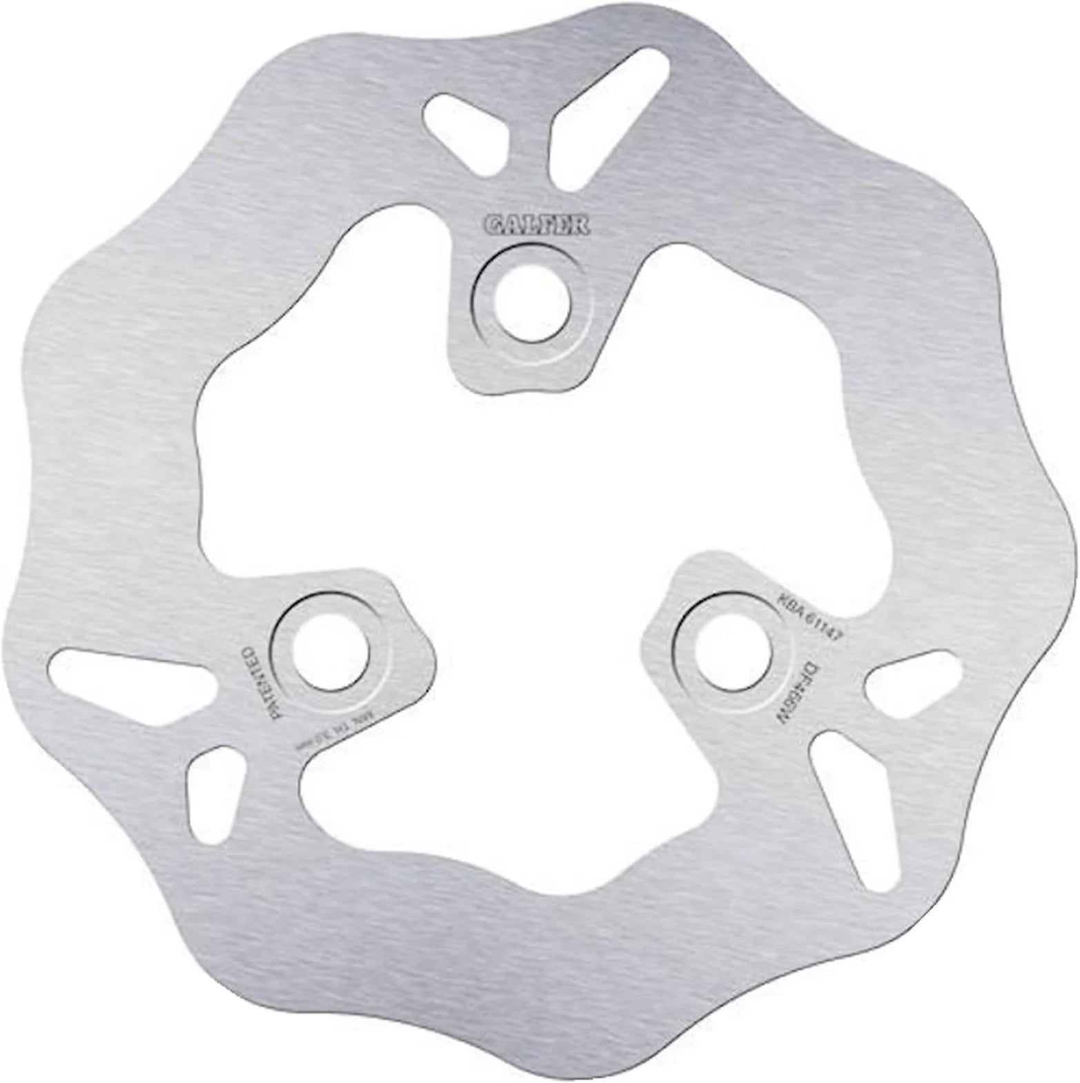 Front Fixed Wave Brake Disc - Galfer Compatible With Italjet Pista 2 50 (1992)