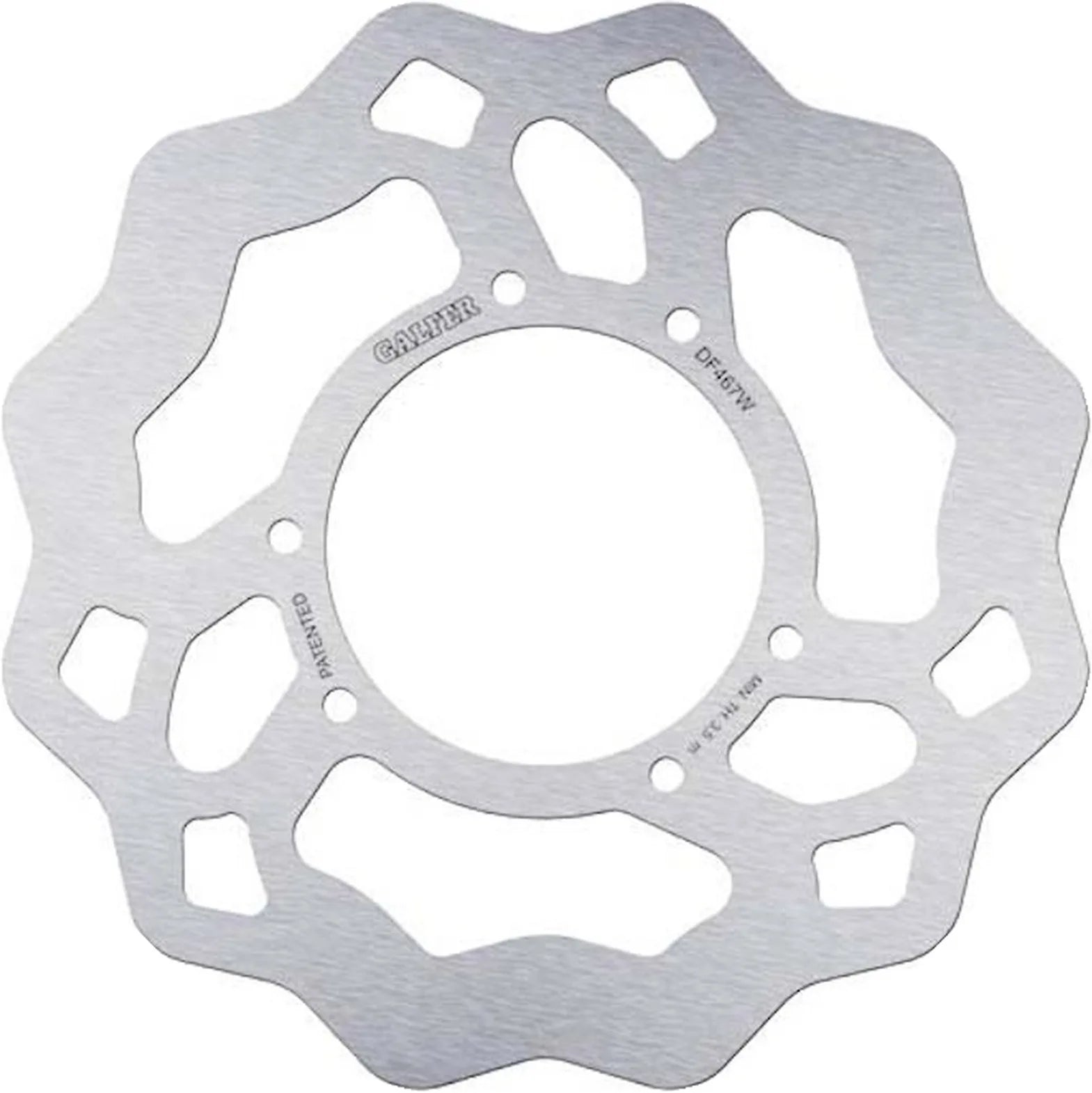 Front Fixed Wave Brake Disc - Galfer Compatible With Yamaha Yz 490 (1986)